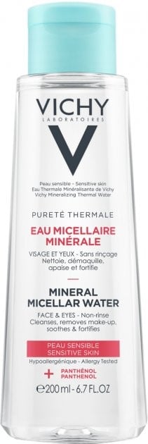 Мицеллярная вода Vichy Purete Thermale, для чувствительной кожи, 200 мл - фото 2