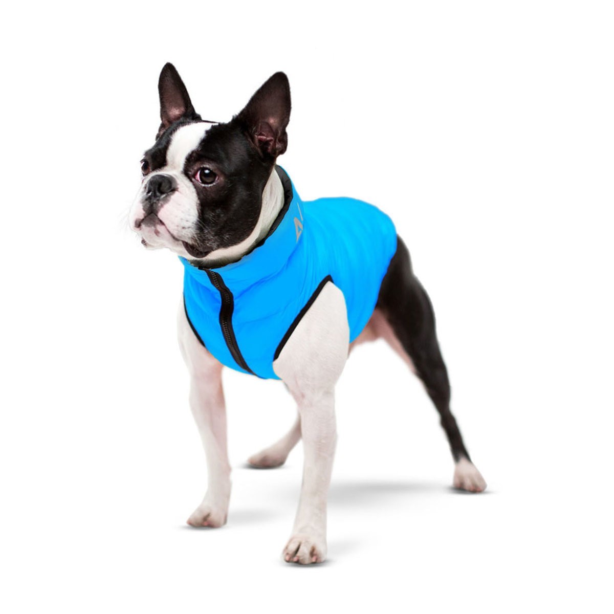 Курточка для собак AiryVest двостороння, M47, чорно-блакитна - фото 3