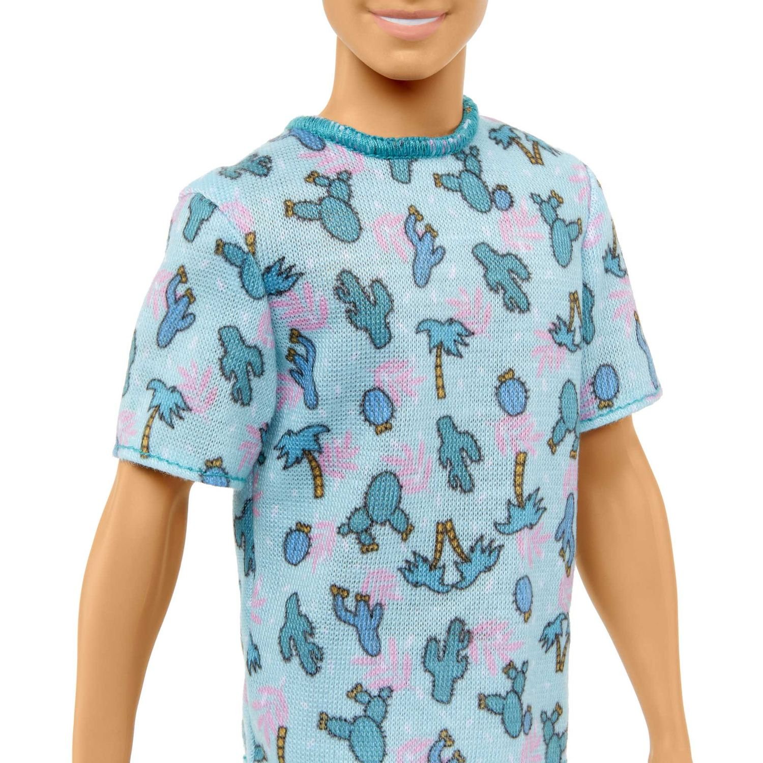 Кукла Barbie Кен Модник в футболке с кактусами, 31,5 см (HJT10) - фото 4
