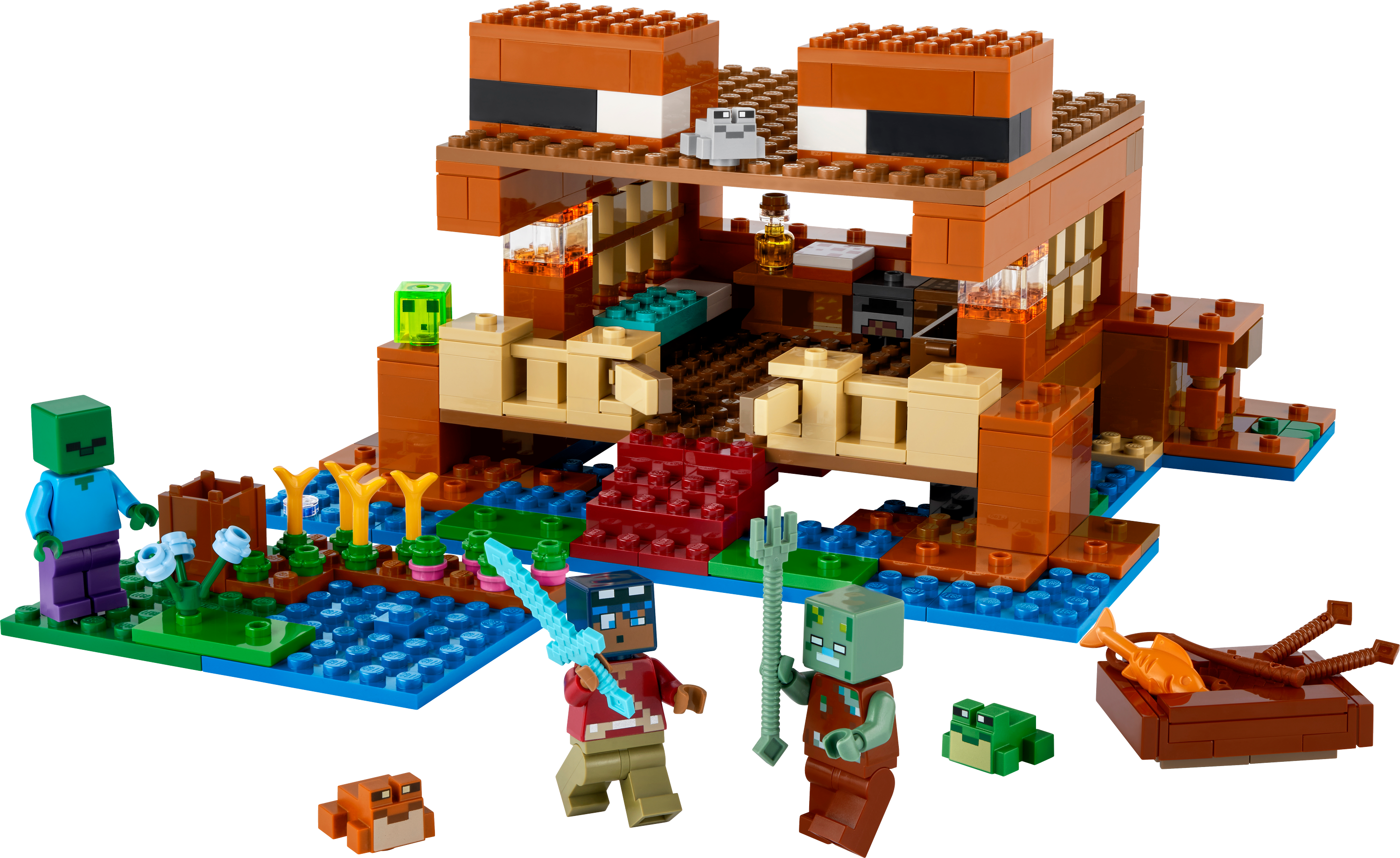 Конструктор LEGO Minecraft Будинок у формі жаби 400 деталі (21256) - фото 2