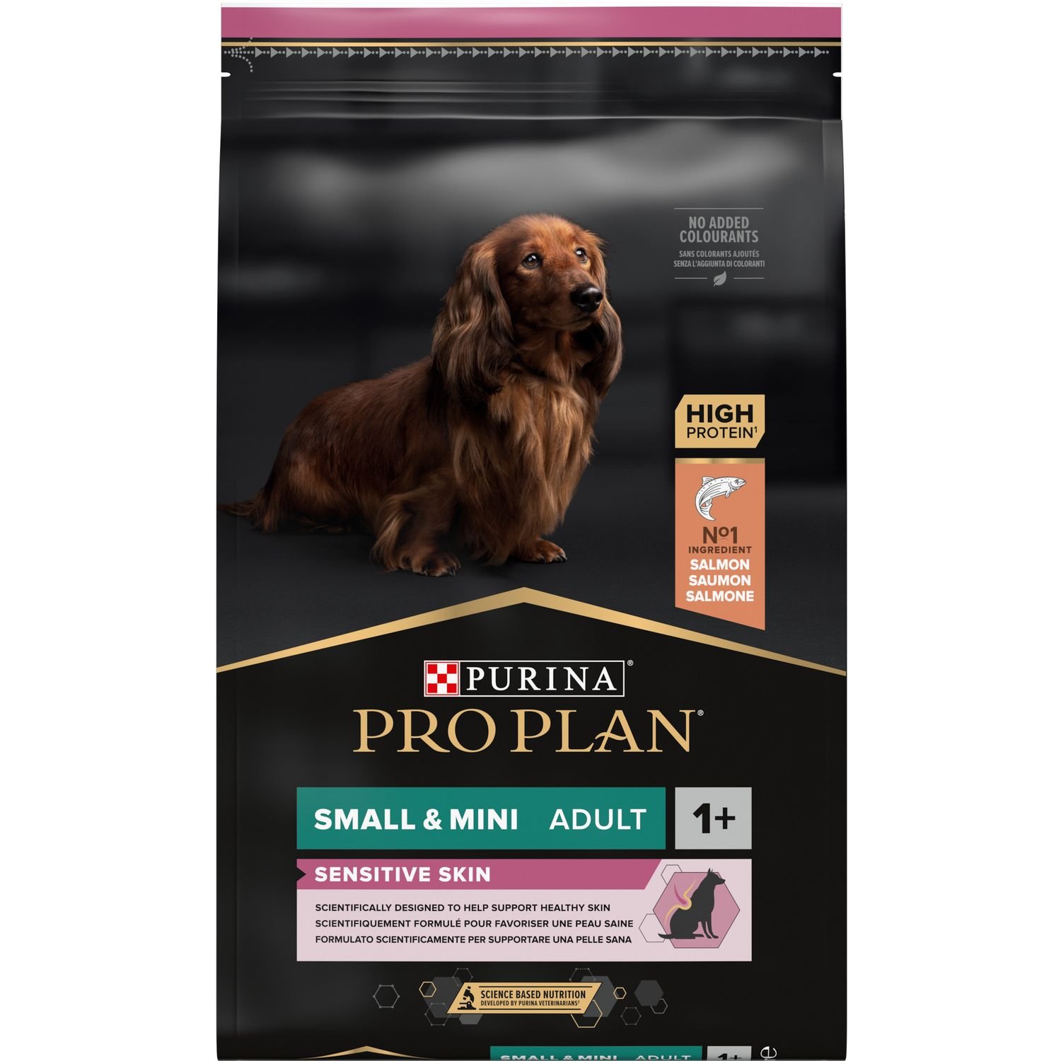 Сухой корм Purina Pro Small & Mini Adult 1+ Sensitive Skin для взрослых собак мелких пород с чувствительной кожей с лососем 7 кг (12392233) - фото 2