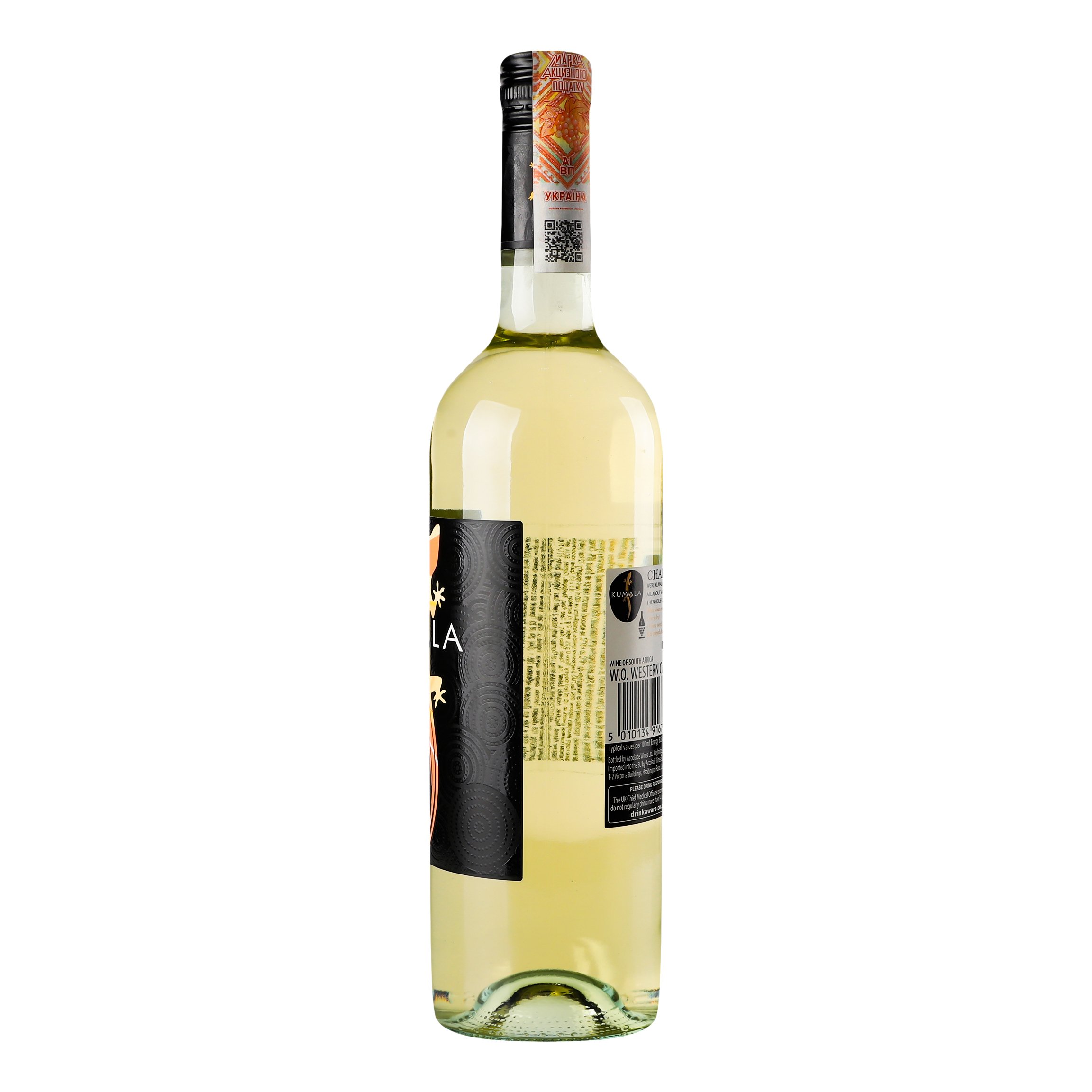 Вино Kumala Chardonnay, 13%, 0,75 л - фото 2