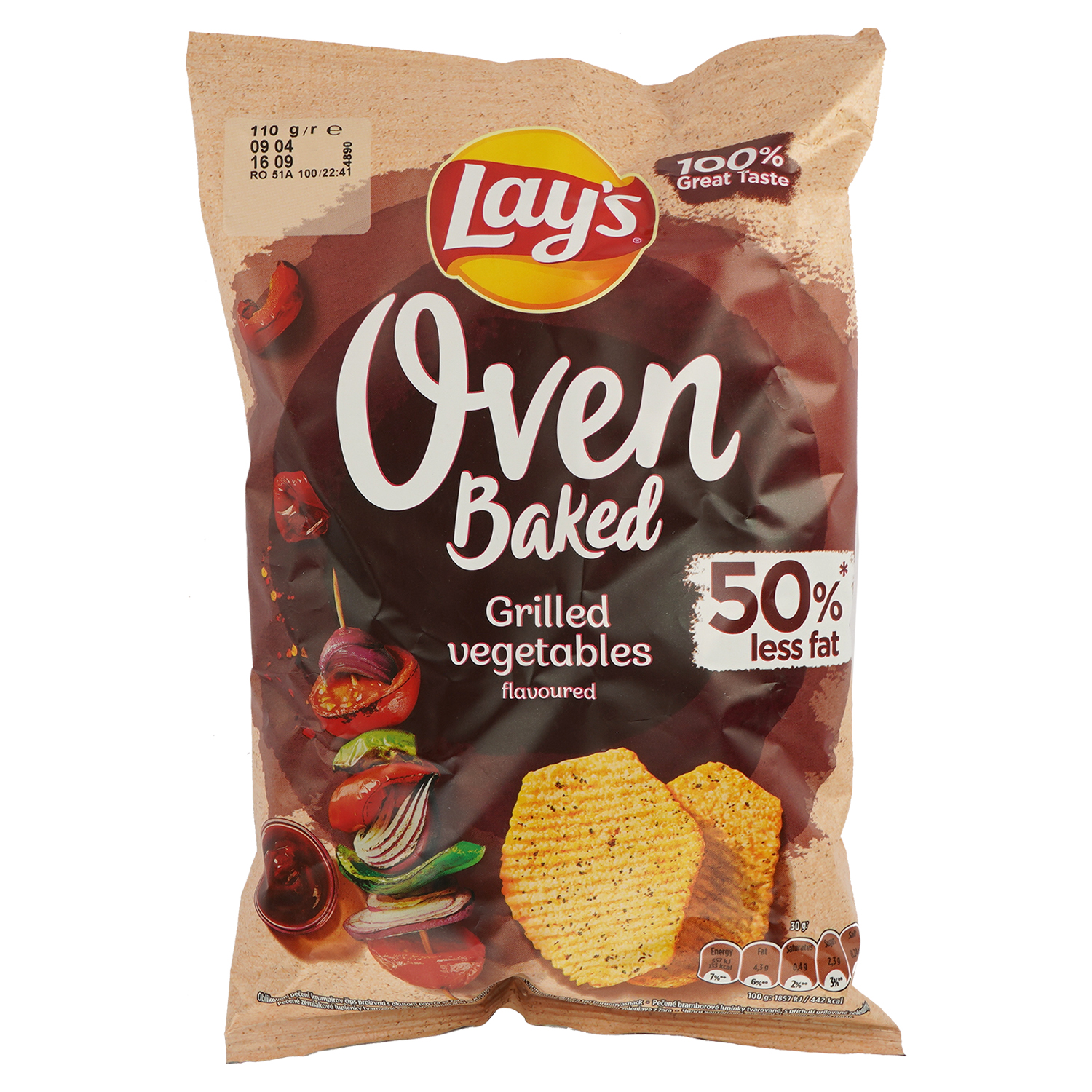 Чипси Lay's Oven Baked зі смаком овочів гриль 110 г (944159) - фото 1