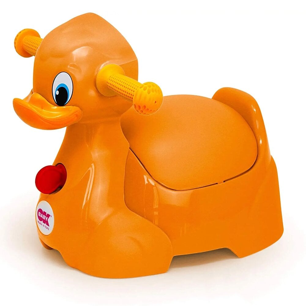 Горшок музыкальный OK Baby Quack, оранжевый (37074530) - фото 1