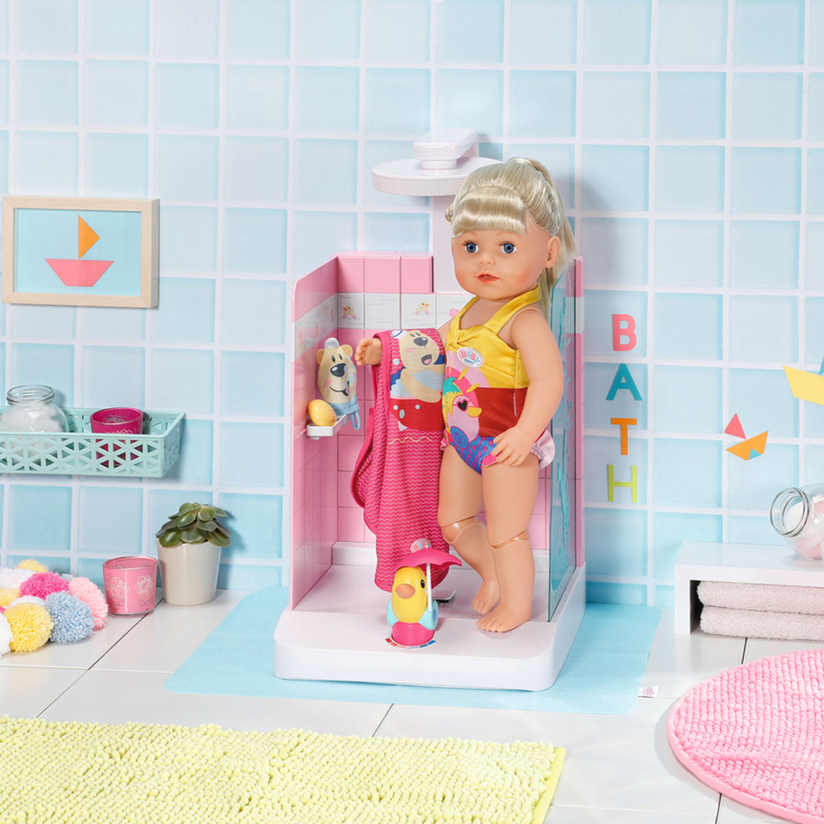 Автоматическая душевая кабинка для куклы Baby Born Купаемся с уточкой (830604) - фото 13