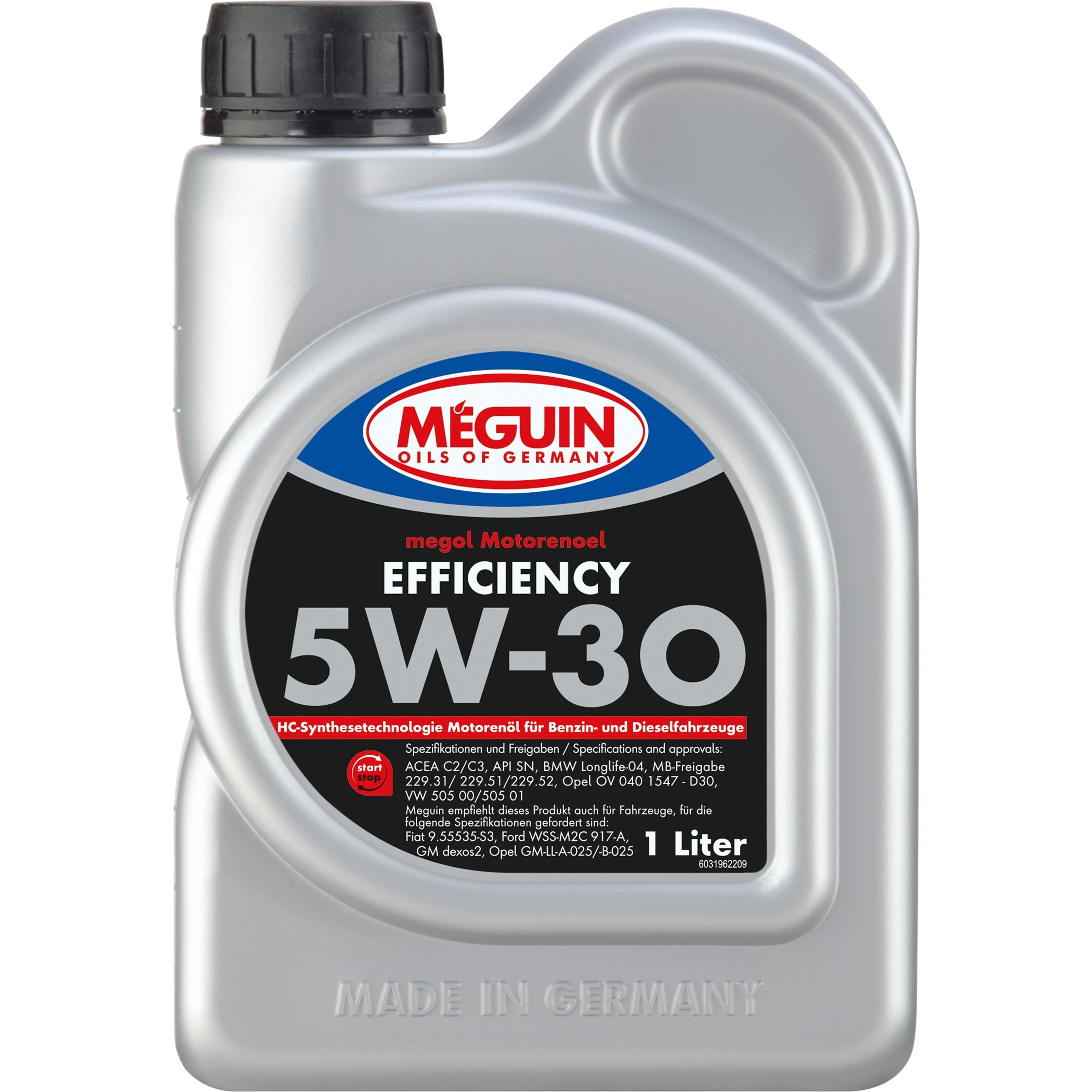 Моторное масло Meguin Efficiency 5W-30 1 л - фото 1