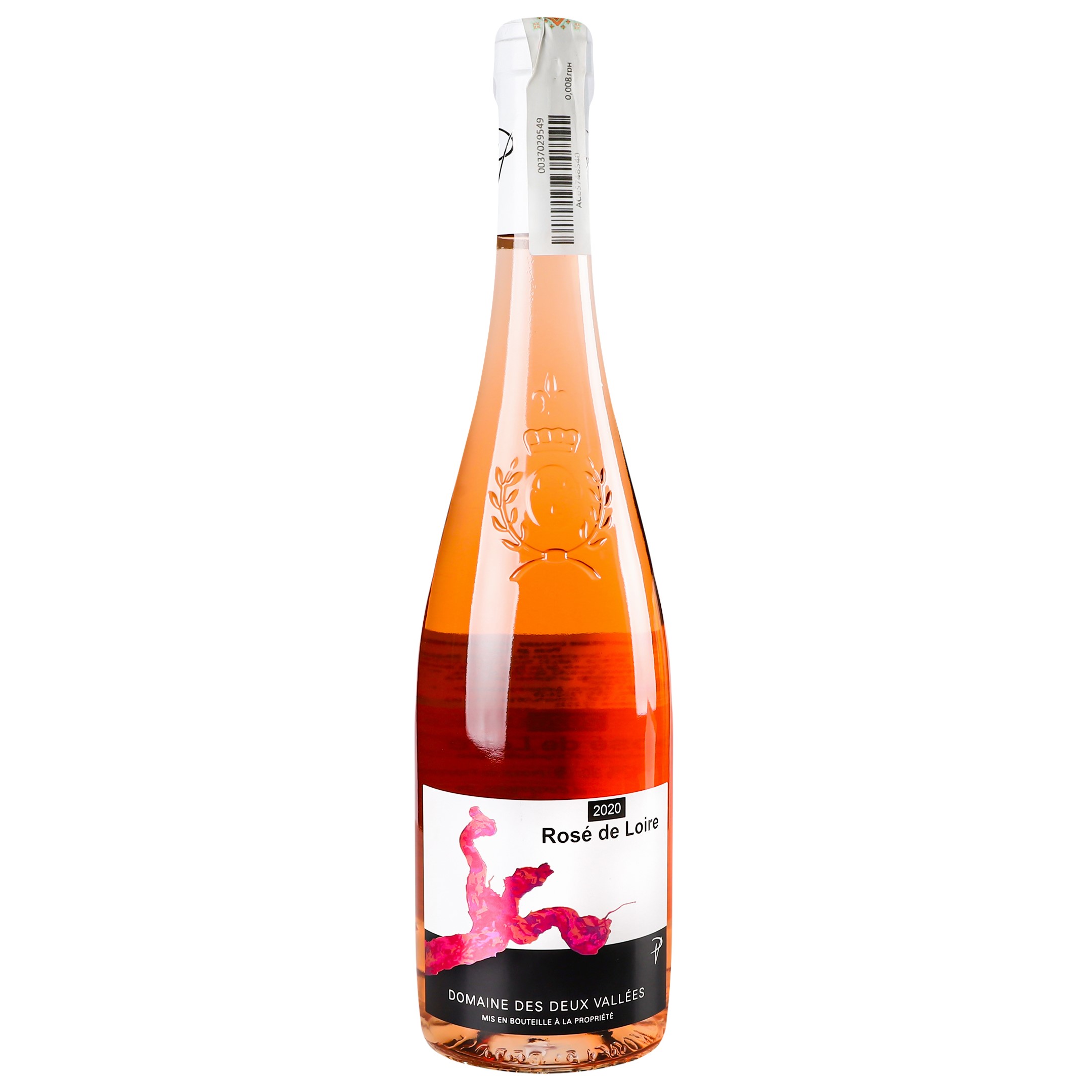 Вино Domaine des Deux Vallees Rose Danjou рожеве, напівсухе, 10%, 0,75 л - фото 1