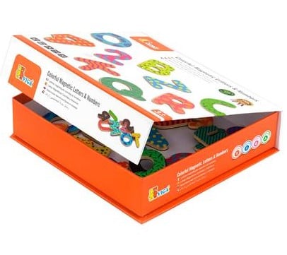 Набор Viga Toys Магнитные буквы и цифры, 77 элементов (59429) - фото 3