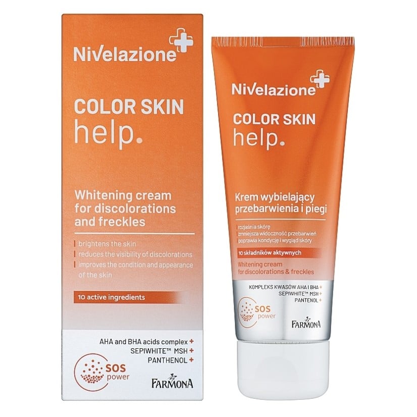 Отбеливающий крем для лица Nivelazione Whitening Cream, от пигментных пятен, 50 мл (5900117047002) - фото 1