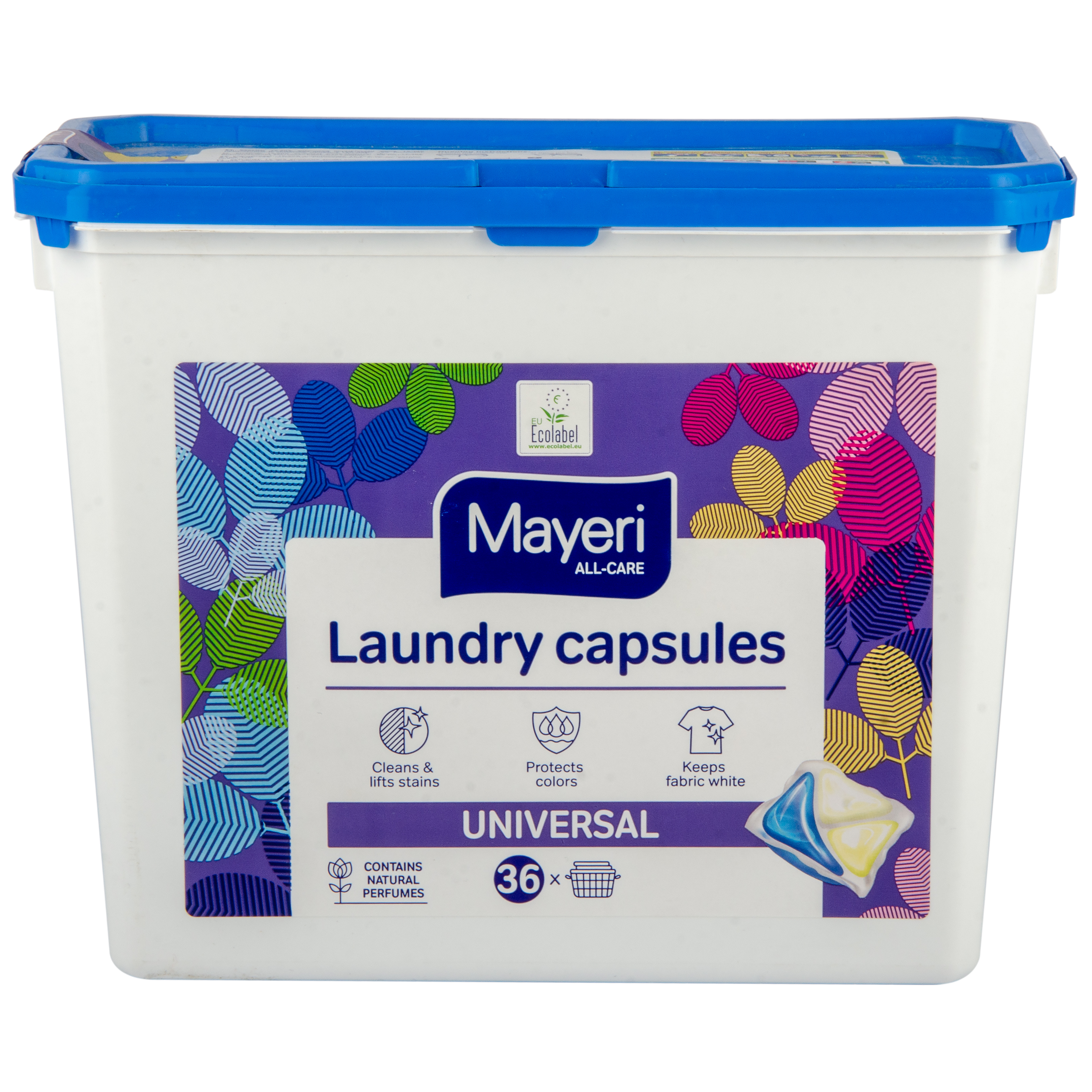 Капсули для прання універсальні Mayeri, 36 шт. (MLCU36) - фото 1