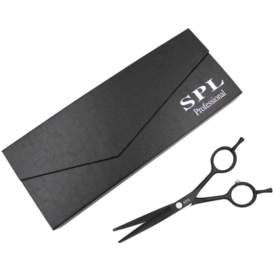 Ножиці перукарські SPL, 5.5 дюймів, чорні - фото 6