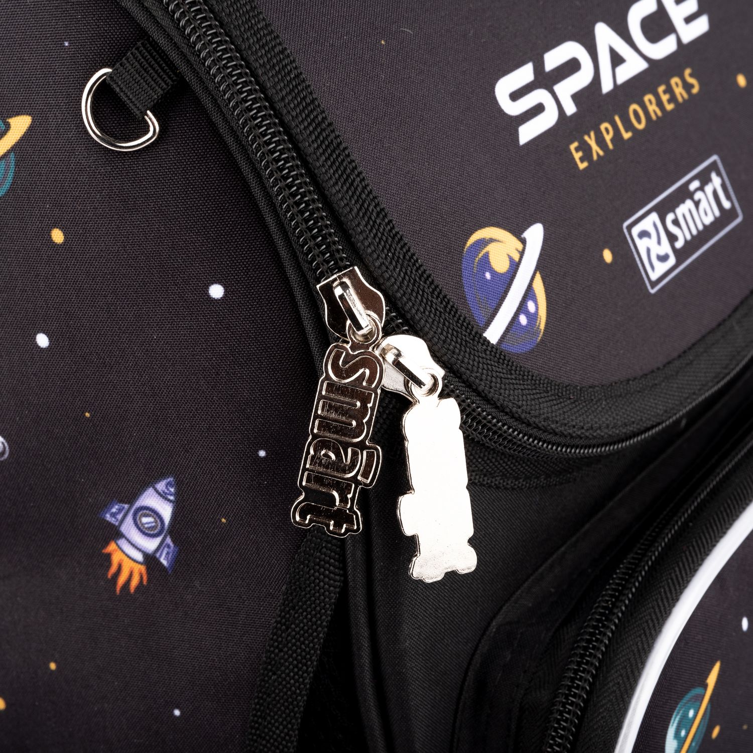 Рюкзак шкільний каркасний Smart PG-11 Space Explorers, черный (559005) - фото 6