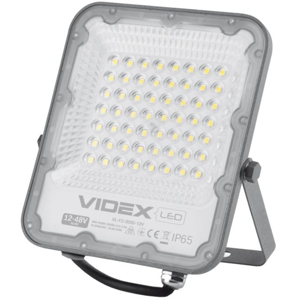 Прожектор Videx Premium LED F2 30W 5000K AC/DC12-48V (VL-F2-305G-12V) - фото 2