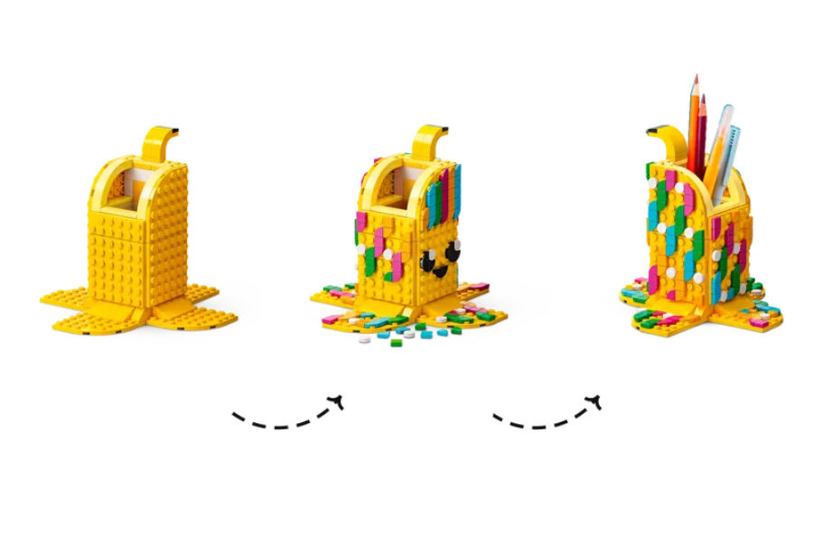 Конструктор LEGO DOTs Подставка для карандашей Милый банан, 438 деталей (41948) - фото 4