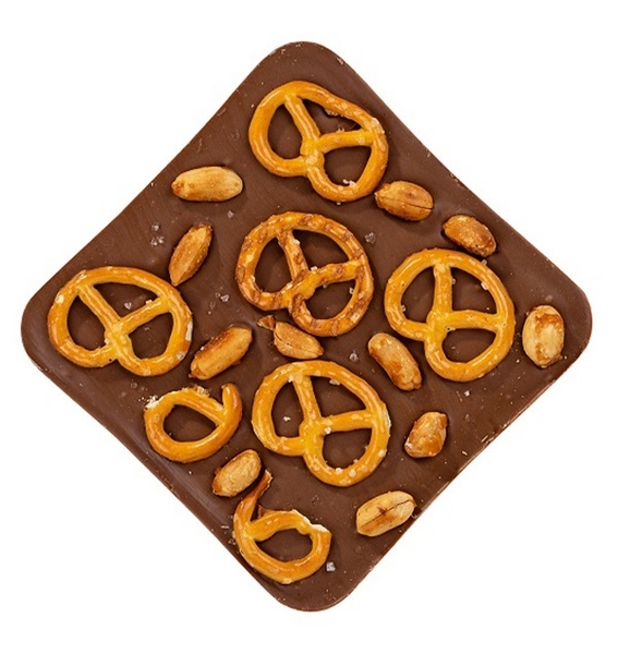 Молочний шоколад Spell, з арахісовою пастою, журавлиною та печивом, 110 г (827968) - фото 2