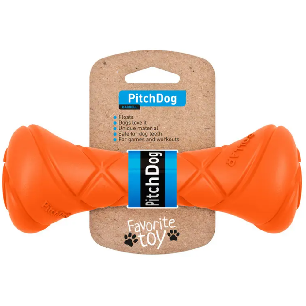 Ігрова гантель для апортування PitchDog, 19х7 см, помаранчевий (62394) - фото 1