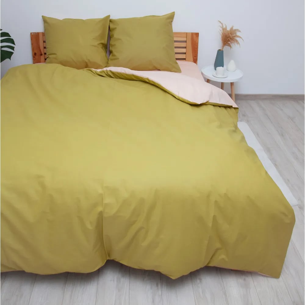 Комплект постельного белья ТЕП Happy Sleep Минеральный оникс полуторный оливковый (2-03794_26403) - фото 3