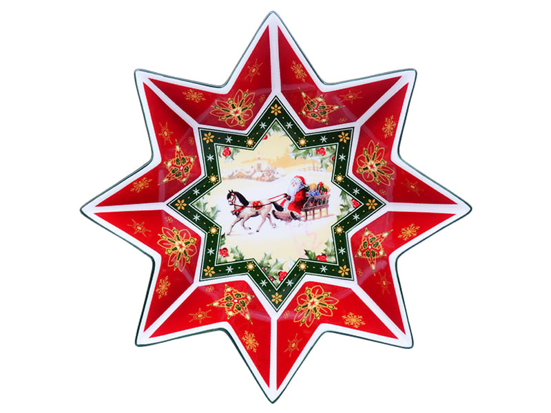 Салатник Lefard Christmas Collection, фарфор, 26 см (986-068) - фото 1
