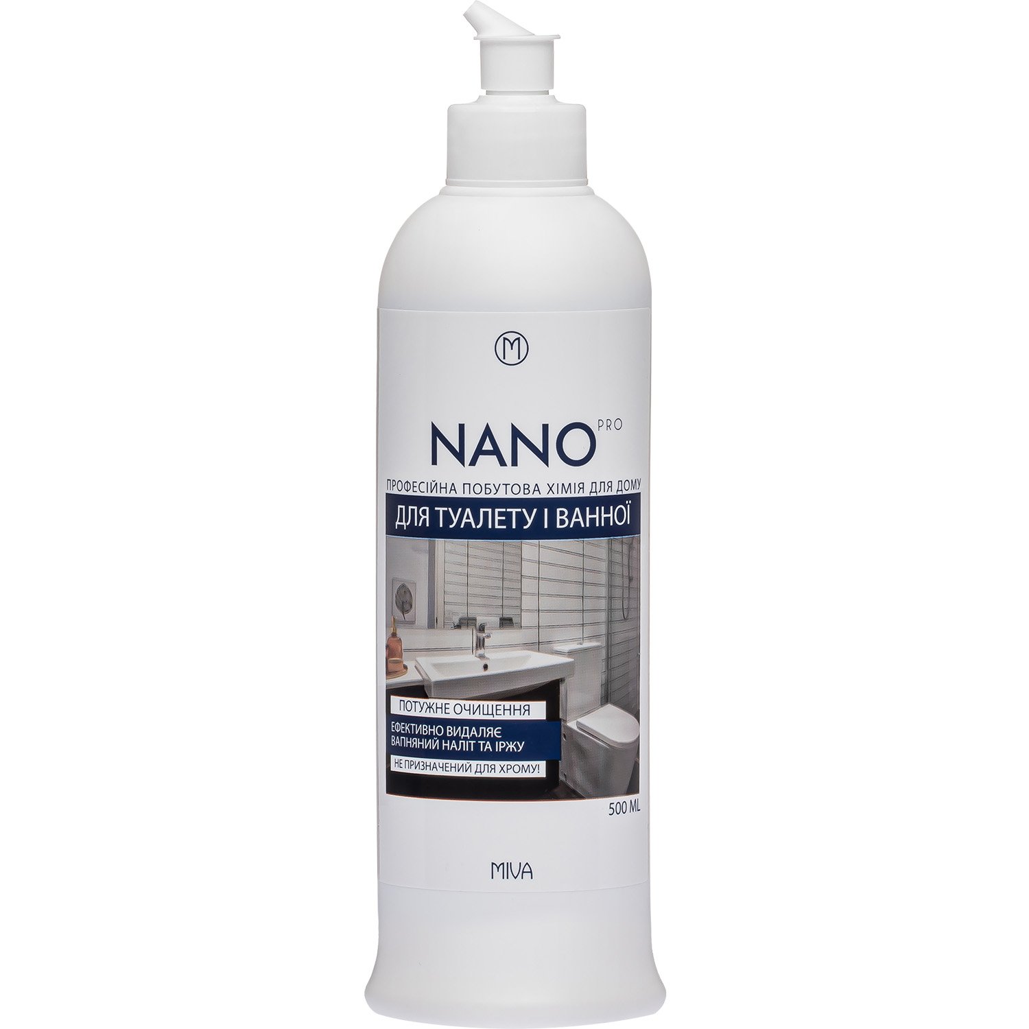 Універсальний засіб Miva Nano Pro для туалету та ванної, 500 мл - фото 1
