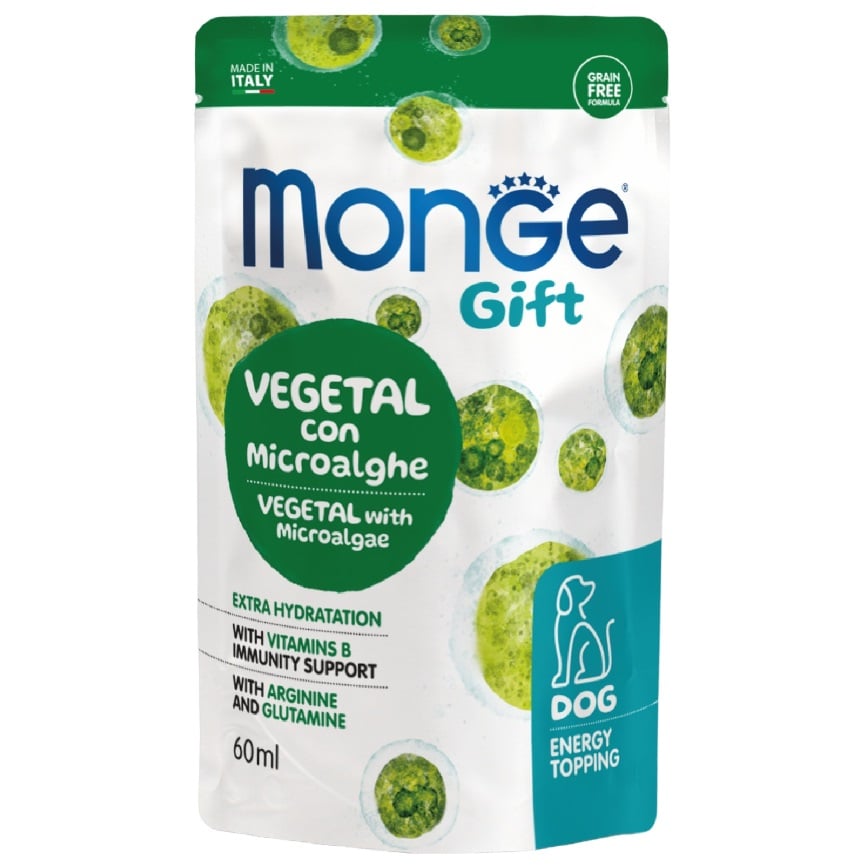 Лакомство для собак Monge Gift Dog Vegetal Microalgae, 60 г (70085960) - фото 1