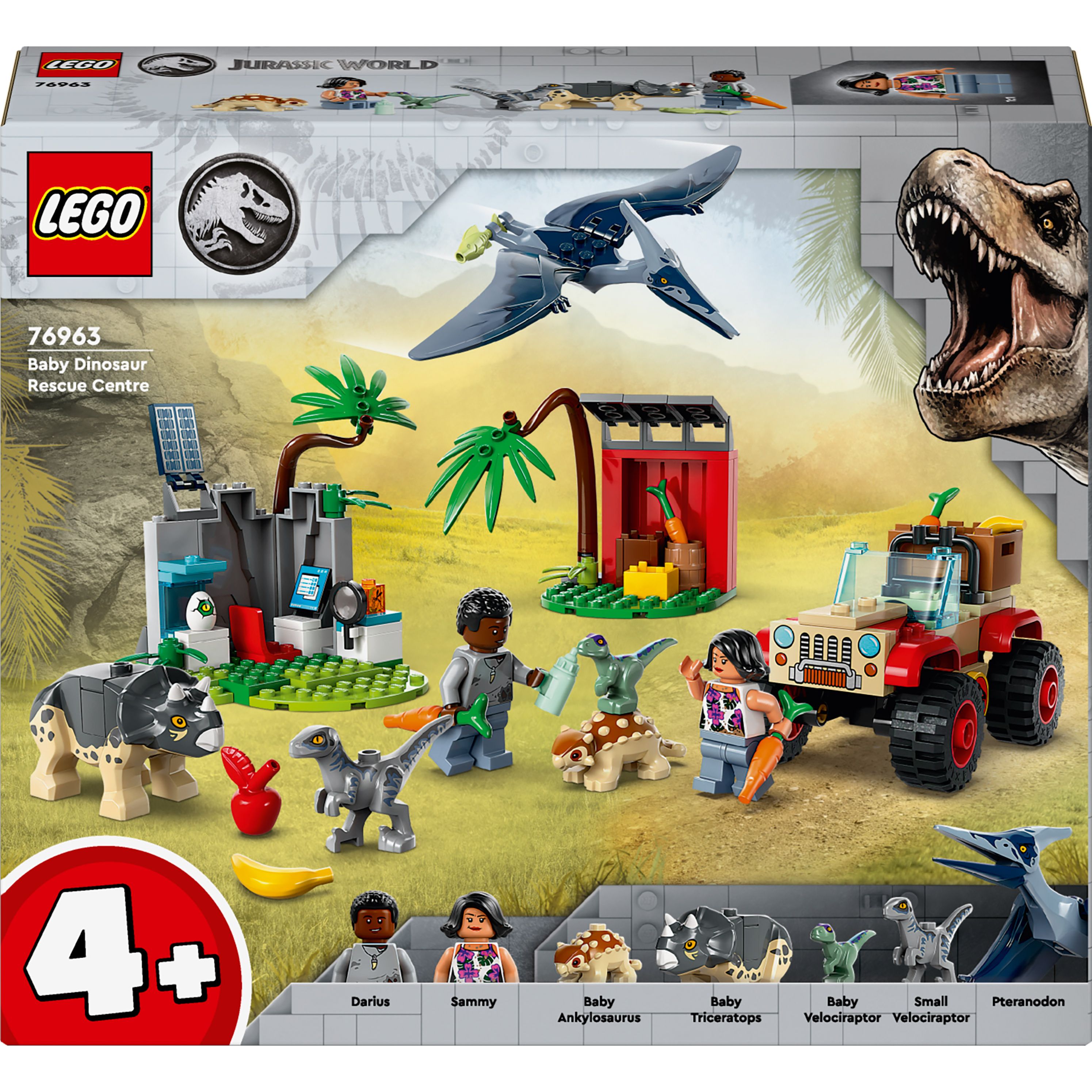 Конструктор LEGO Jurassic World Центр спасения малышей динозавров 139 детали (76963) - фото 1