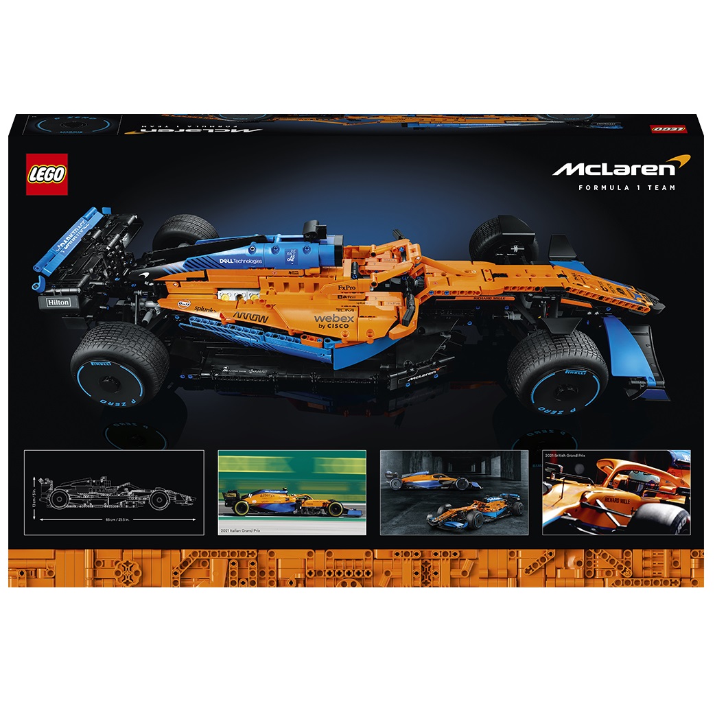 Конструктор LEGO Technic Гоночний автомобіль McLaren Formula, 1432 деталей (42141) - фото 2