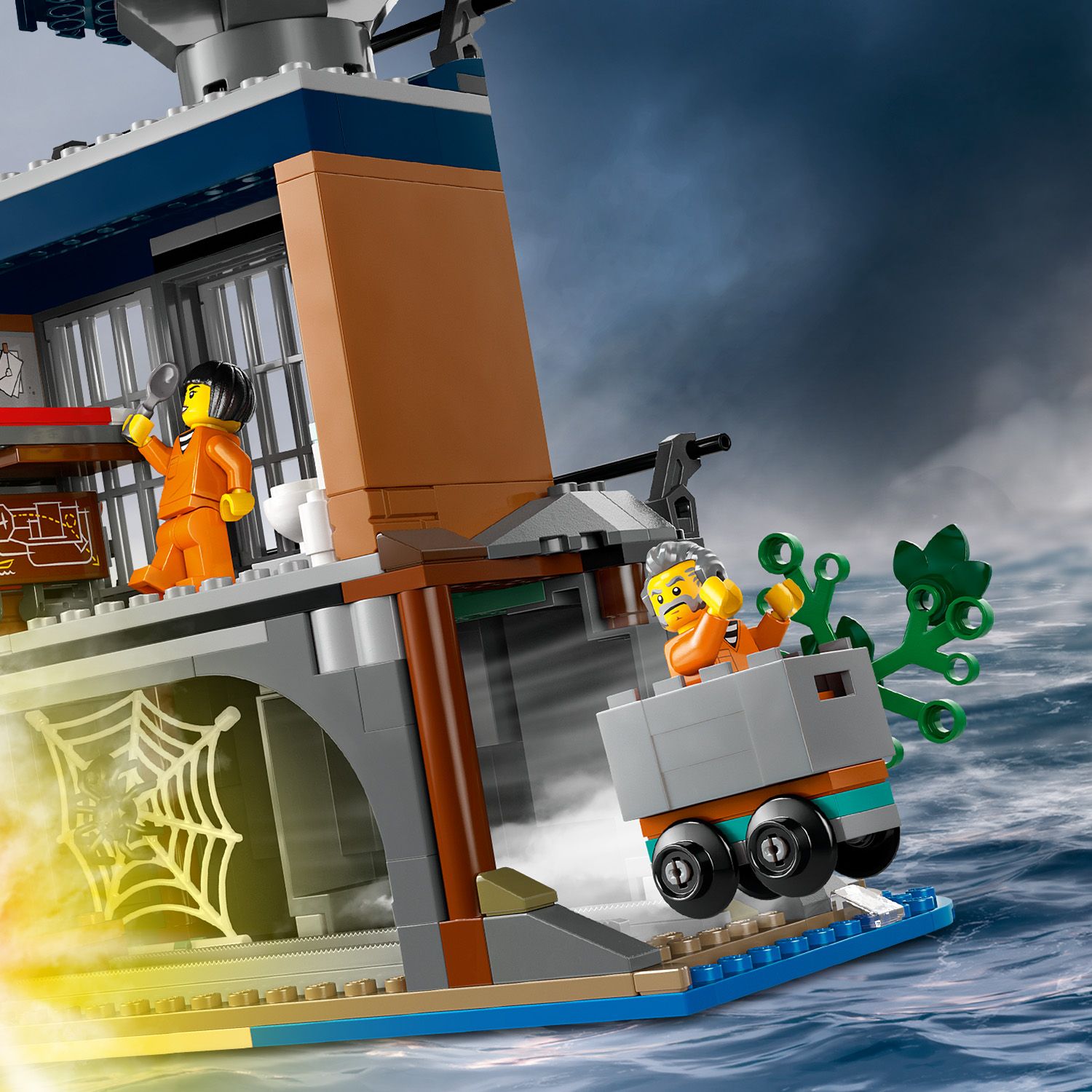 Конструктор LEGO City Поліцейський острів-в'язниця 980 деталі (60419) - фото 6