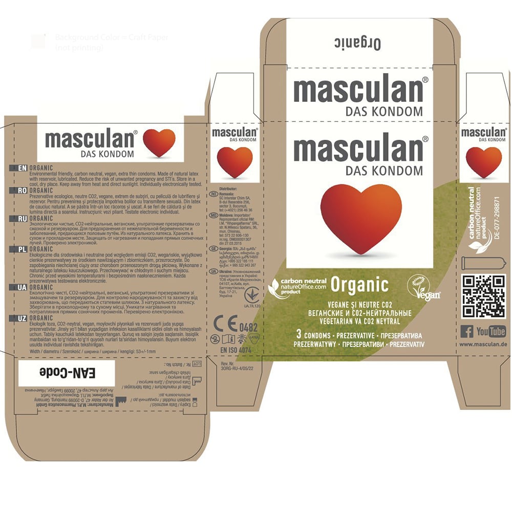 Презервативи Masculan Organic 3 шт. - фото 3