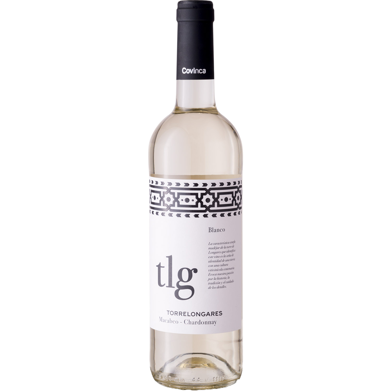 Вино Covinca Torrelongares Macabeo Chardonnay сухое белое 0.75 л - фото 1