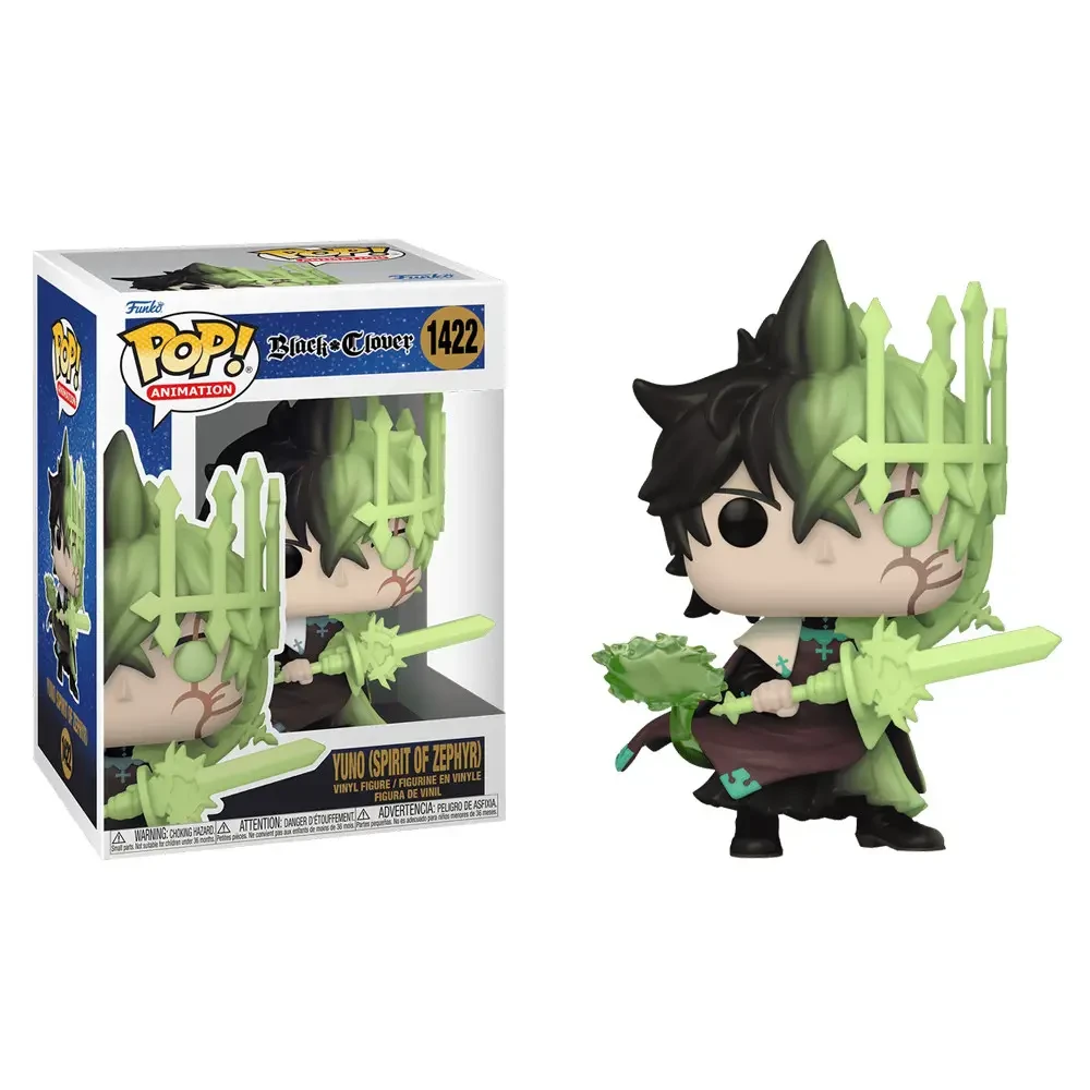 Фігурка Funko Pop Фанко Поп Black Clover Yuno (Spirit of Zephyr) Чорна Конюшина Юно 10 см BC Y 1422 - фото 2