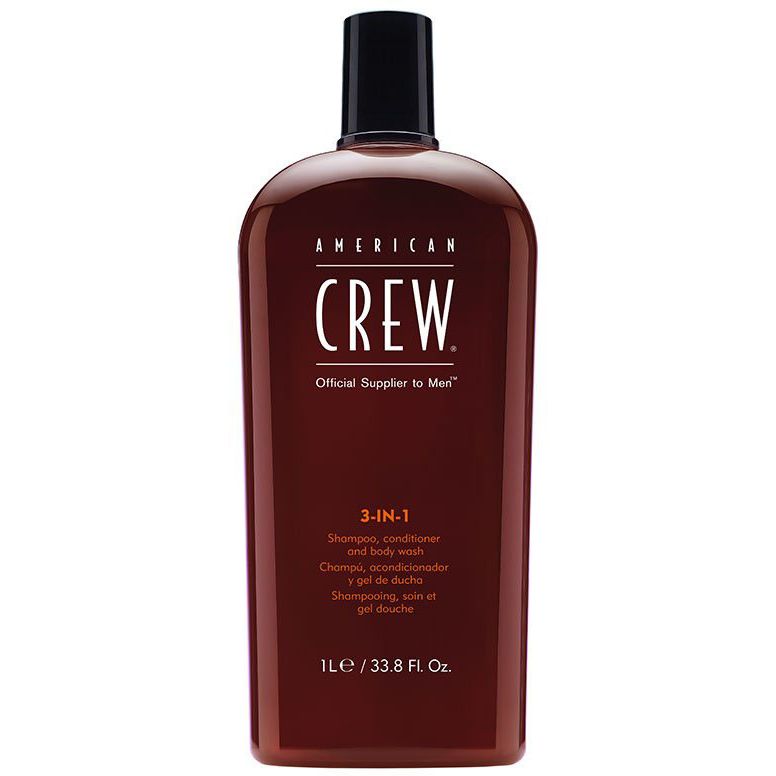 Засіб для догляду за волоссям і тілом Shampoo American Crew 3 в 1, 1 л - фото 1