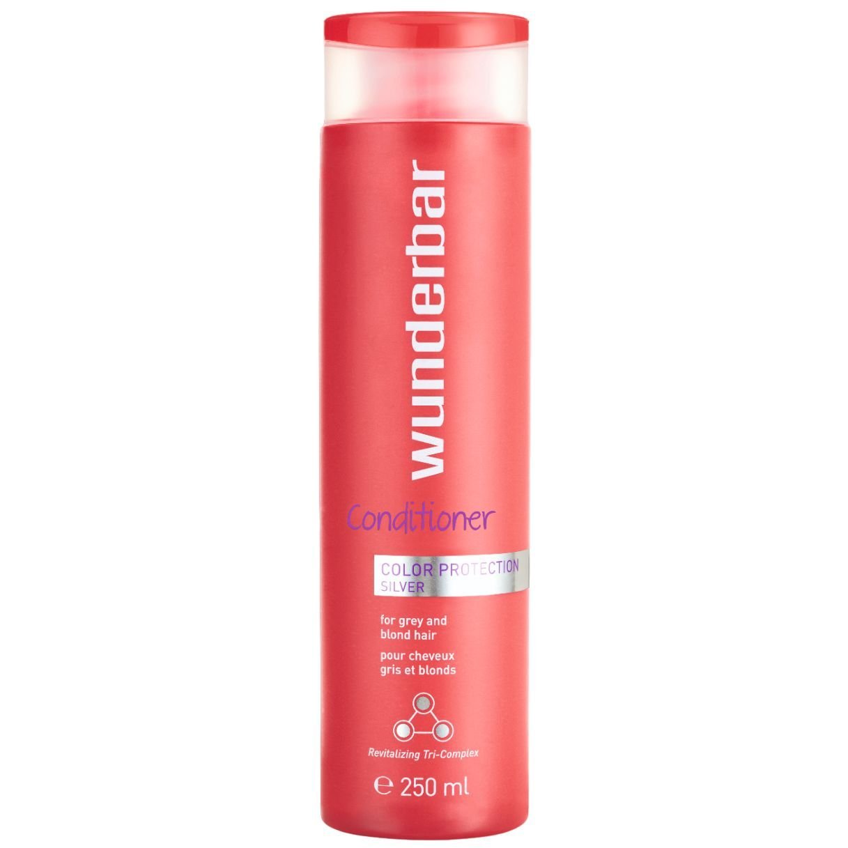 Кондиционер для защиты цвета Wunderbar Color Protection Silver, для окрашенных седых волос, 250 мл - фото 1