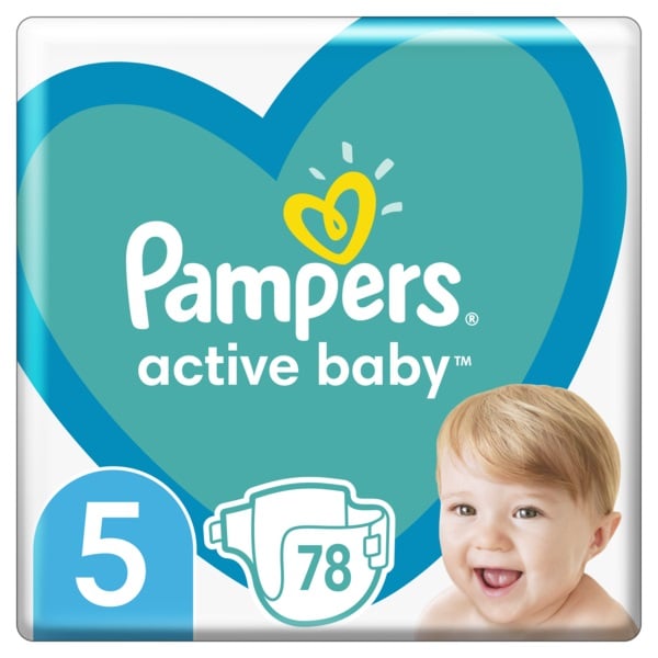 Подгузники Pampers Active Baby 5 (11-16 кг), 78 шт. - фото 1