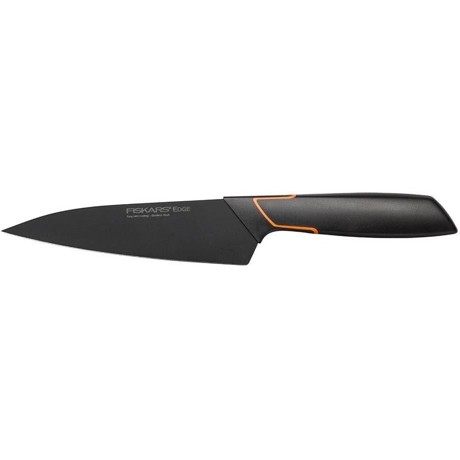 Нож поварской Fiskars средний 150 мм Черный 000266786 - фото 1