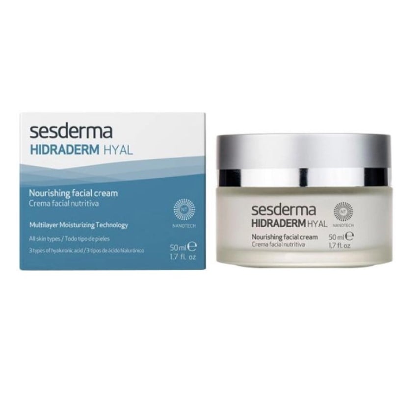 Крем для обличчя Sesderma Hidraderm Hyal Nourishing Facial Cream Живильний, 50 мл - фото 1