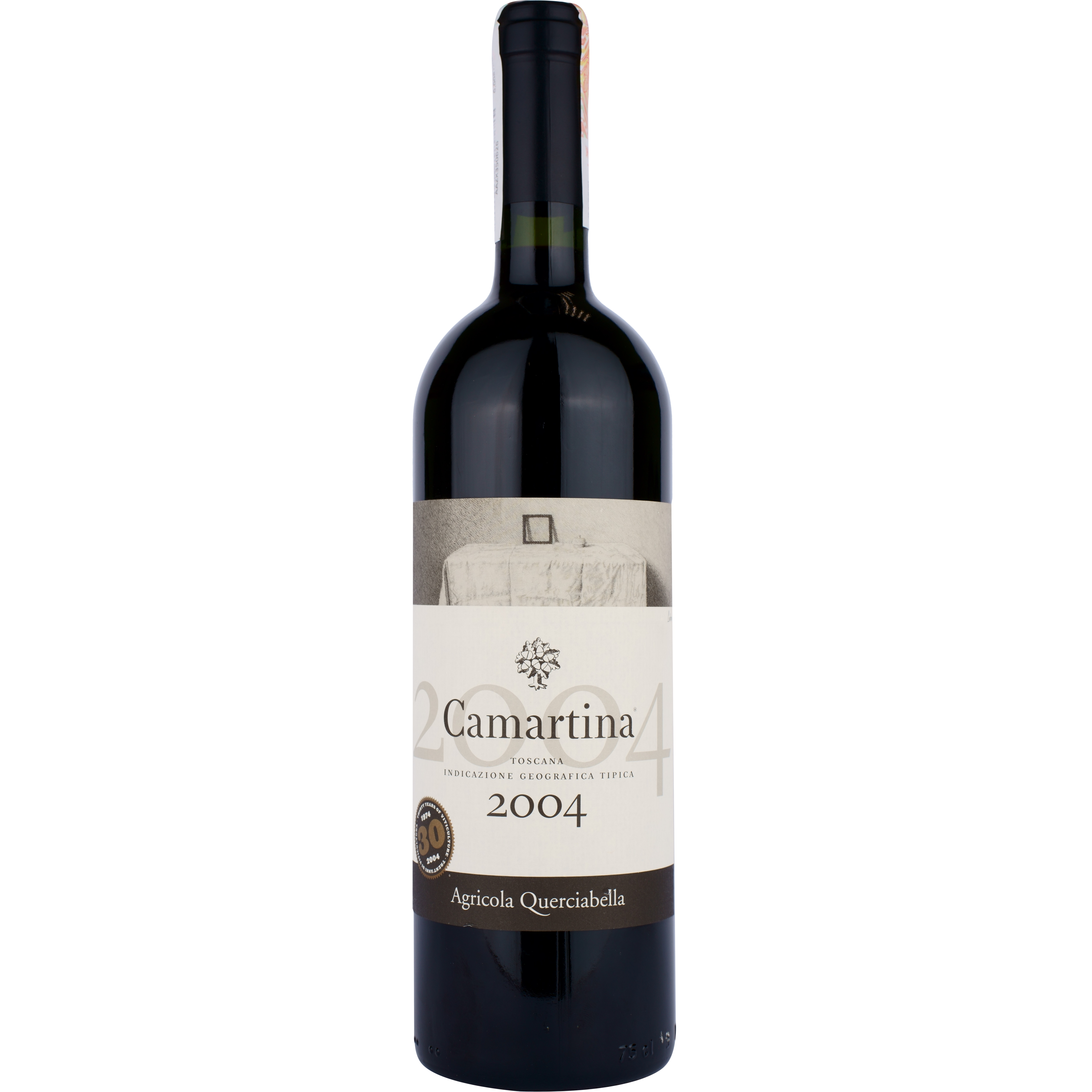 Вино Querciabella Camartina 2004 Toscana IGT, червоне, сухе, 0,75 л - фото 1