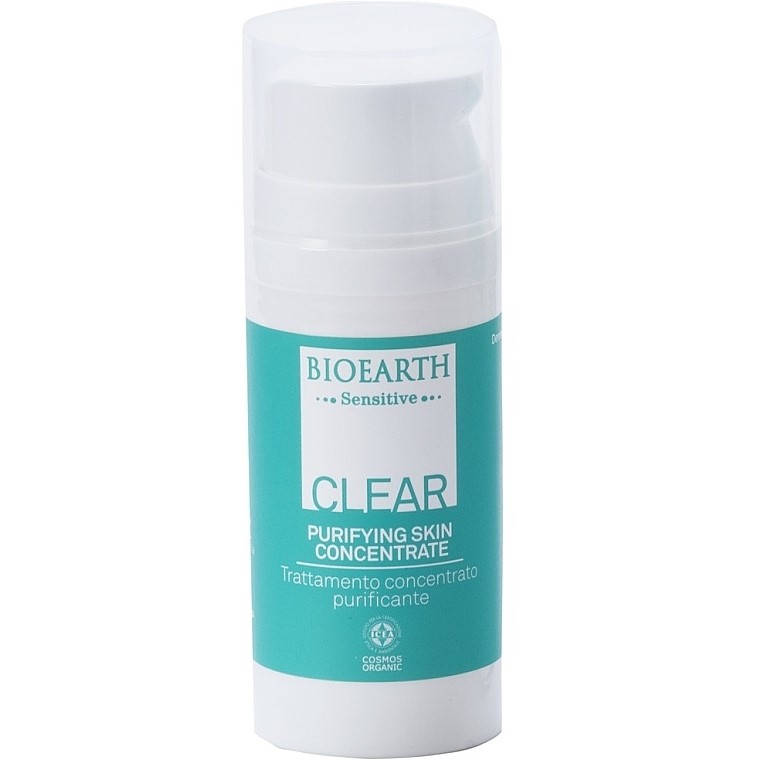 Очищающий крем для проблемной и комбинированной кожи лица Bioearth Senstive Clear Purifying Face Cream 50 мл - фото 1