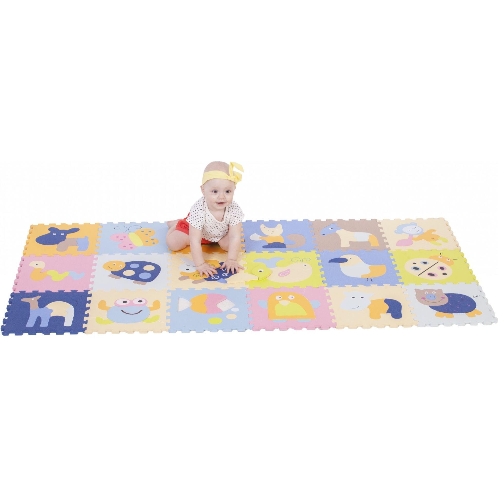 Ігровий килимок-пазл Baby Great Чарівний світ, 184х92 см (GB-M1218ABL) - фото 4