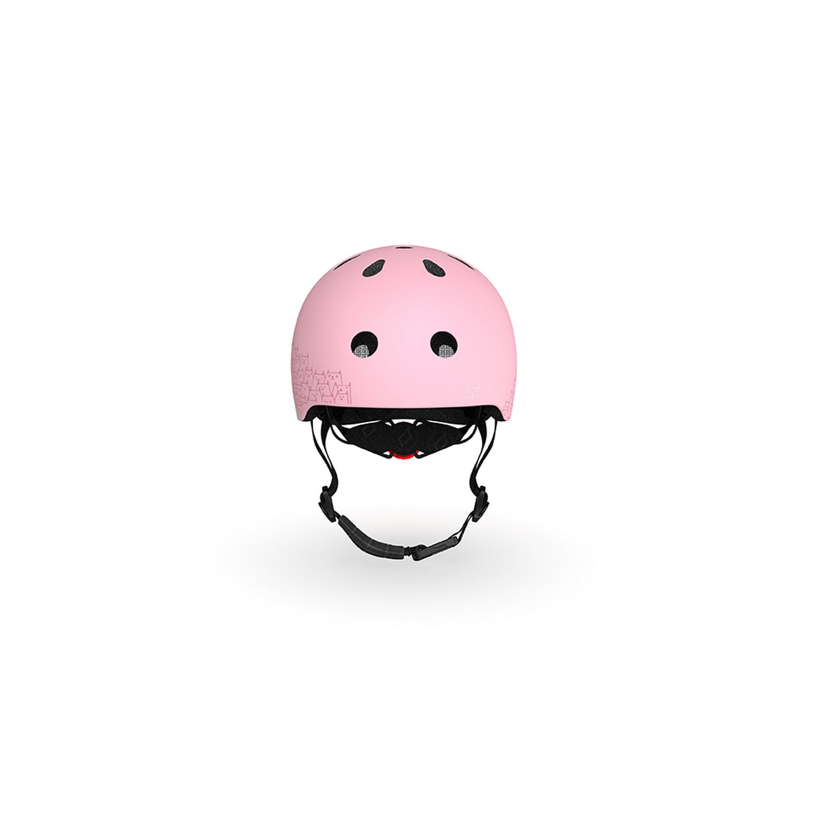 Шлем защитный Scoot and Ride светоотражающий, с фонариком, 45-51 см (XXS/XS), розовый (SR-210225-ROSE) - фото 7
