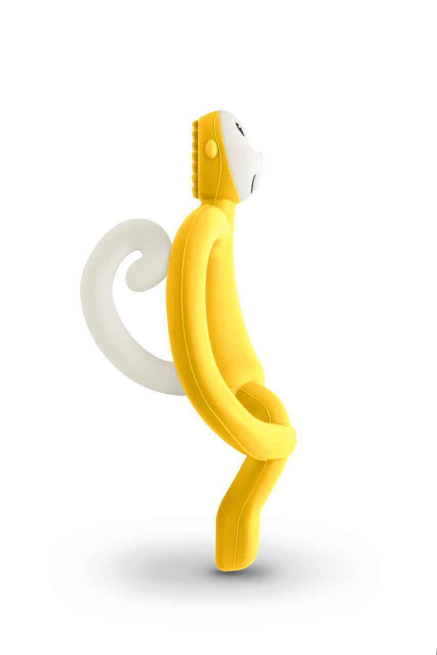 Іграшка-прорізувач Matchstick Monkey Мавпочка, 10,5 см, жовта (MM-T-006) - фото 2