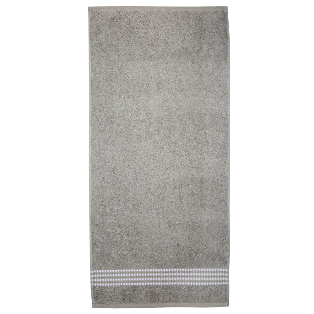 Рушник махровий Maisonette Classy, 70х140 см, сірий (8699965114567) - фото 2