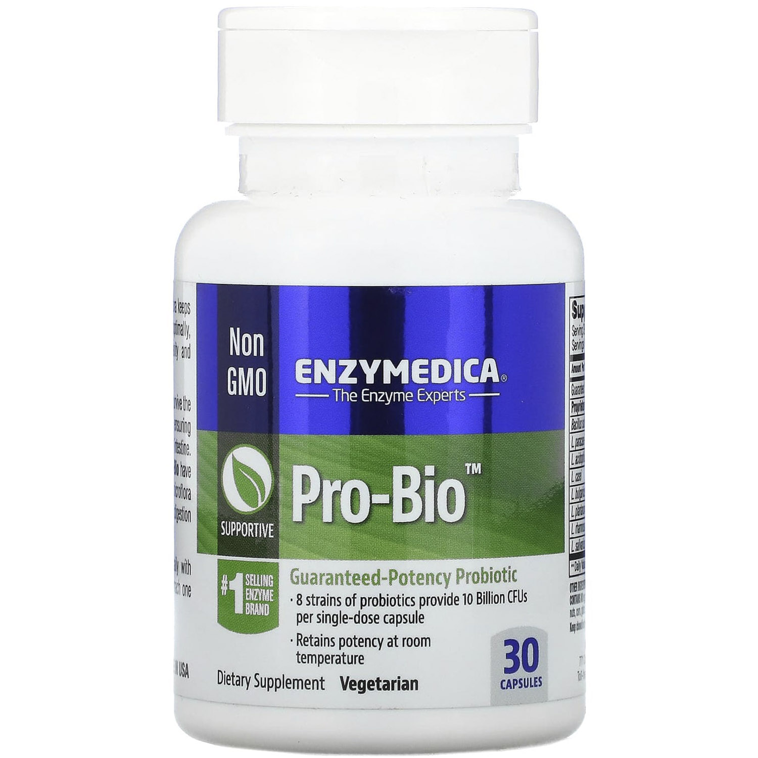 Пробиотики Enzymedica Pro-Bio 10 млрд КОЕ 30 капсул - фото 1