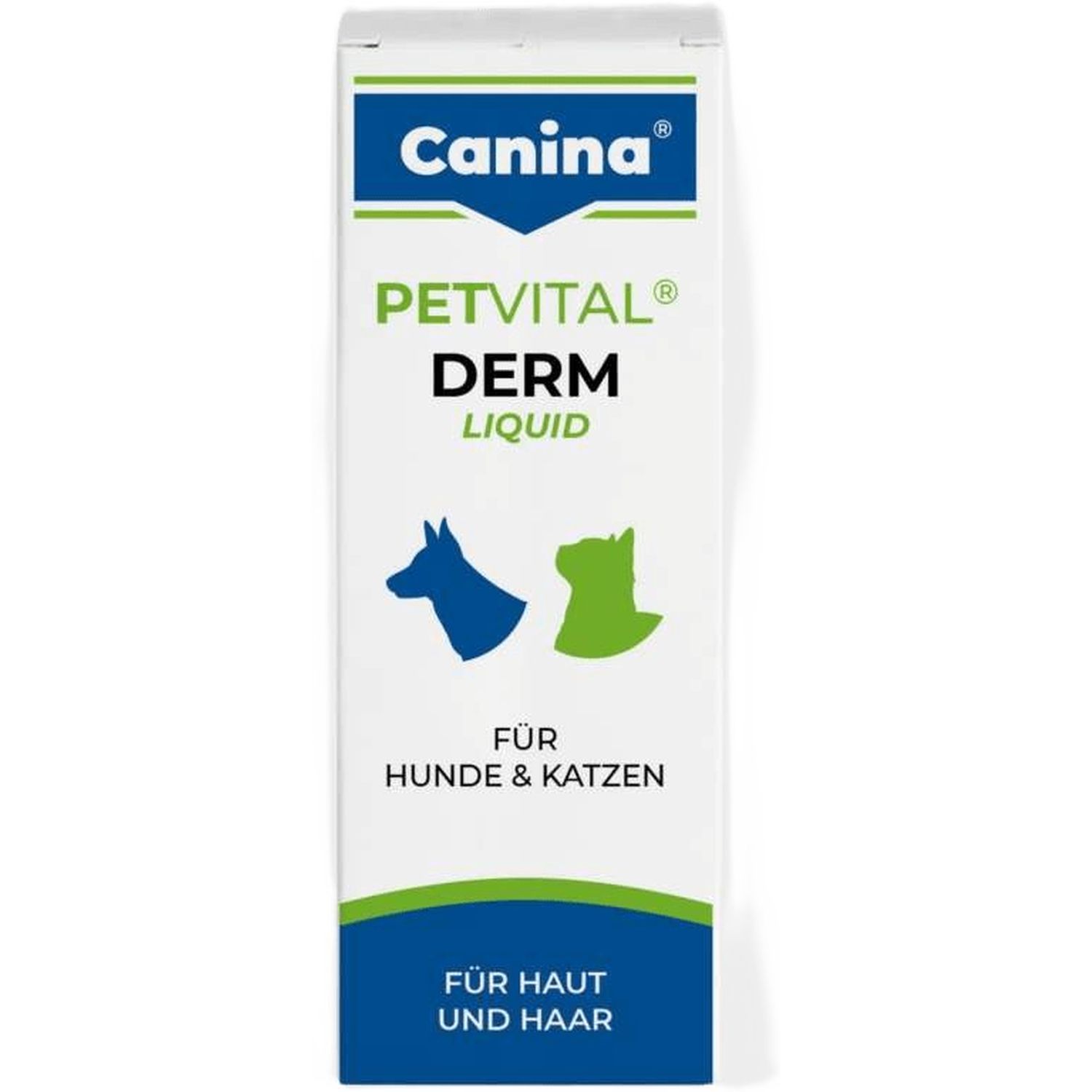 Вітамінізований тонік Canina Petvital Derm-Liquid для котів та собак, для проблемної шерсті, 25 мл - фото 1