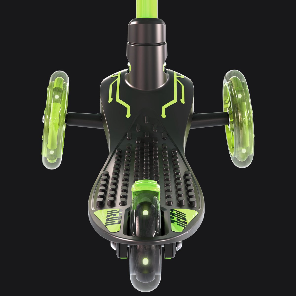 Самокат Neon Glider, зеленый (N100965) - фото 11