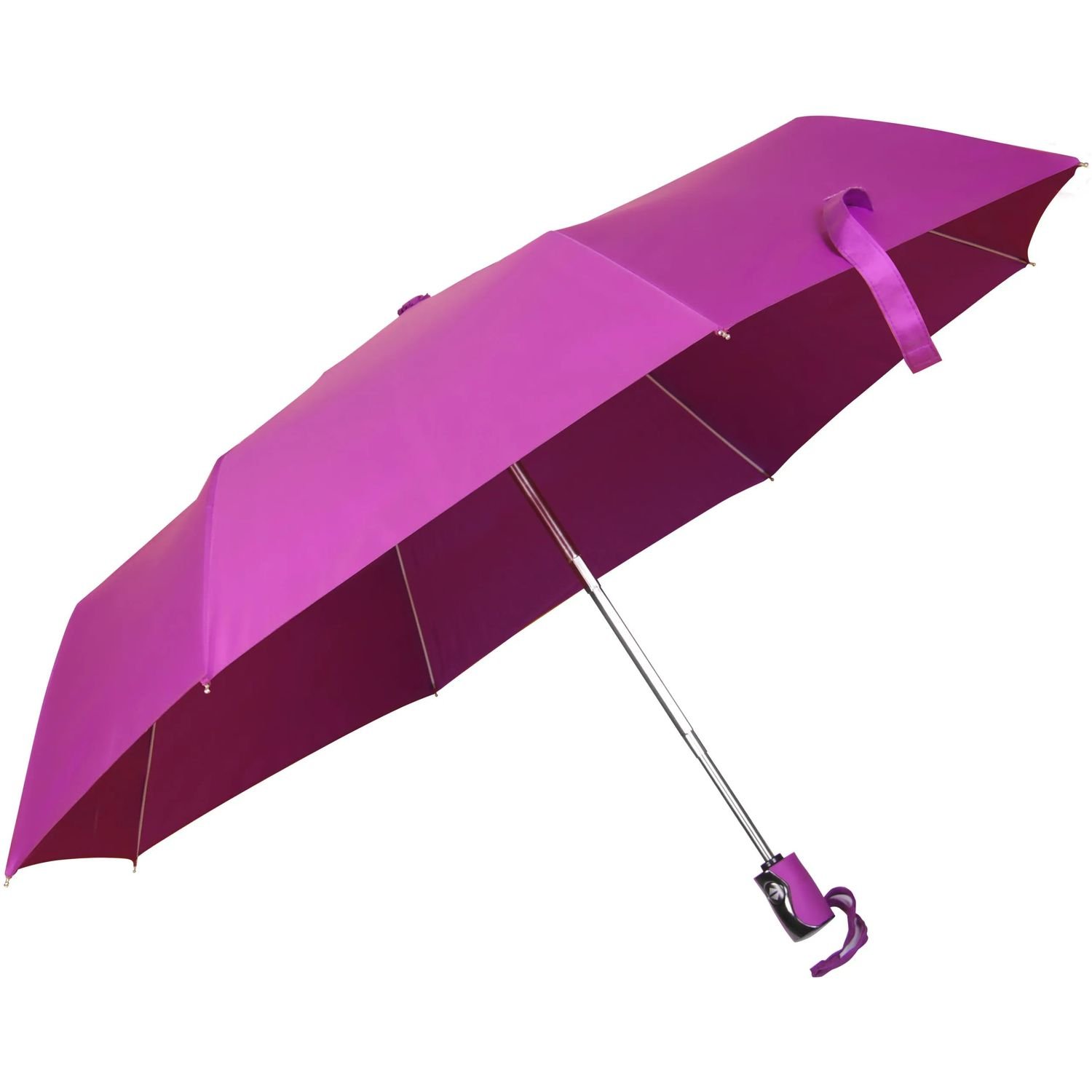 Зонт складной Bergamo Rich, розовый (4551012) - фото 1