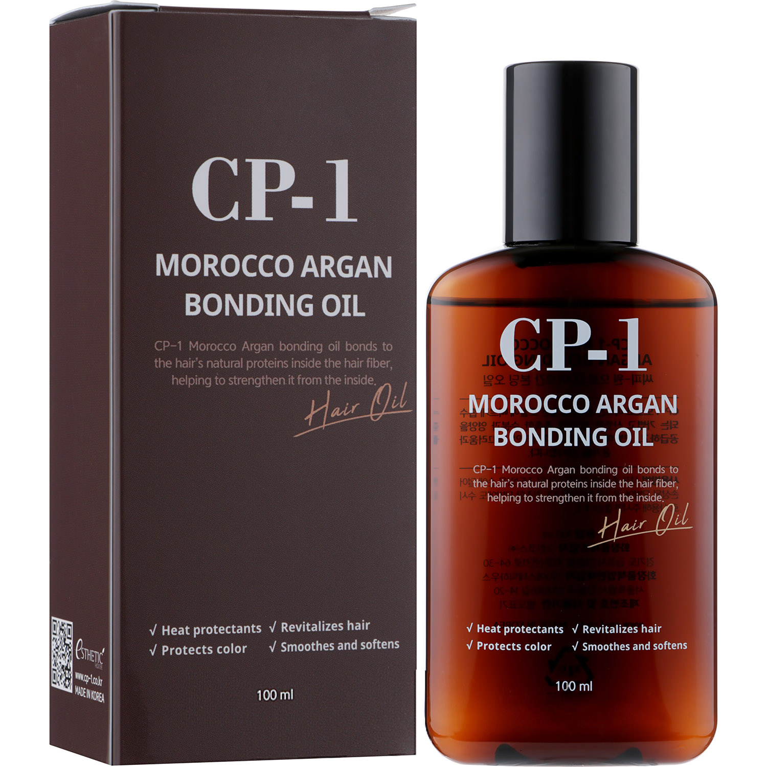 Аргановое масло для волос Esthetic House CP-1 Morocco Argan Bonding Oil 100 мл - фото 1