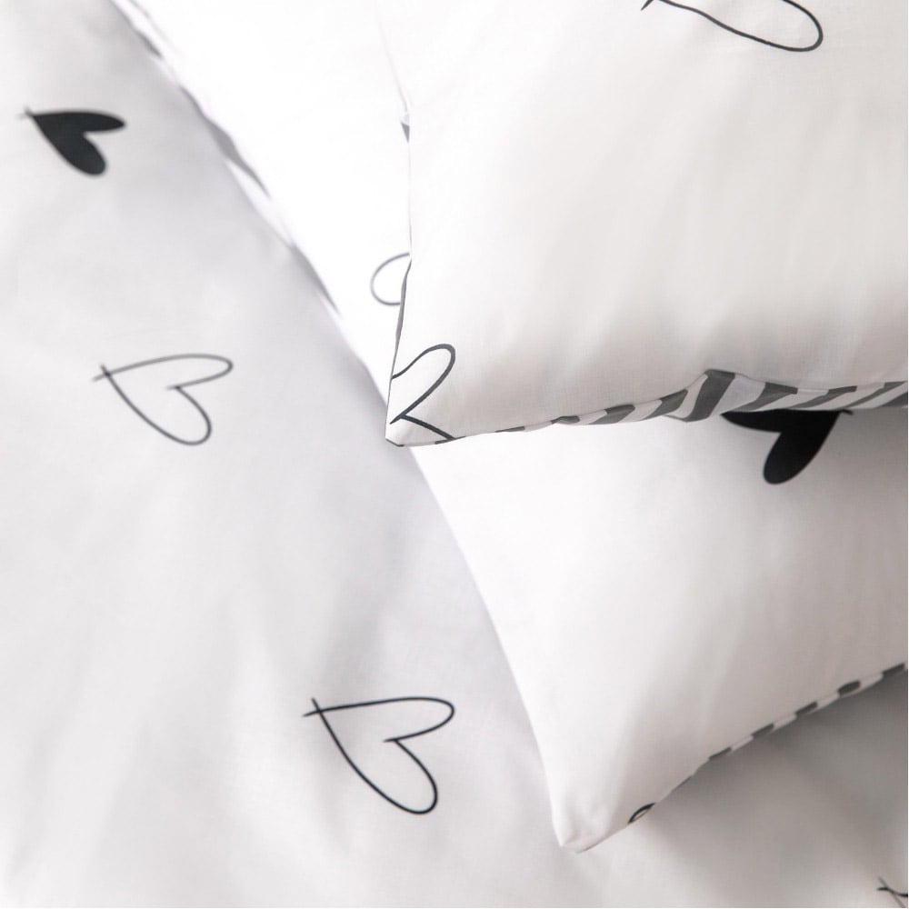 Комплект постельного белья ТЕП Happy Sleep 311 Rachel семейный чёрно-белый (2-03797_25548) - фото 5