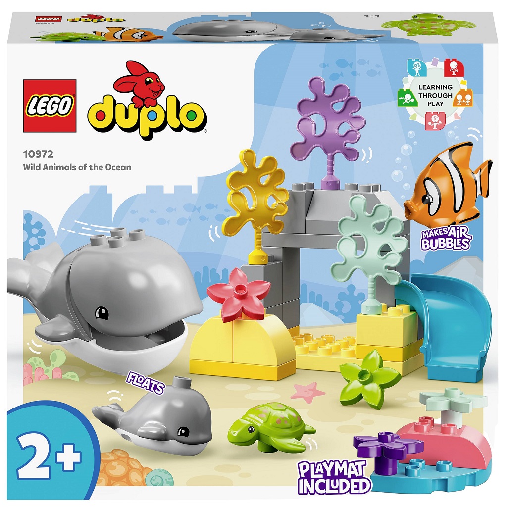 Конструктор LEGO DUPLO Дикие животные океана, 32 деталей (10972) - фото 1