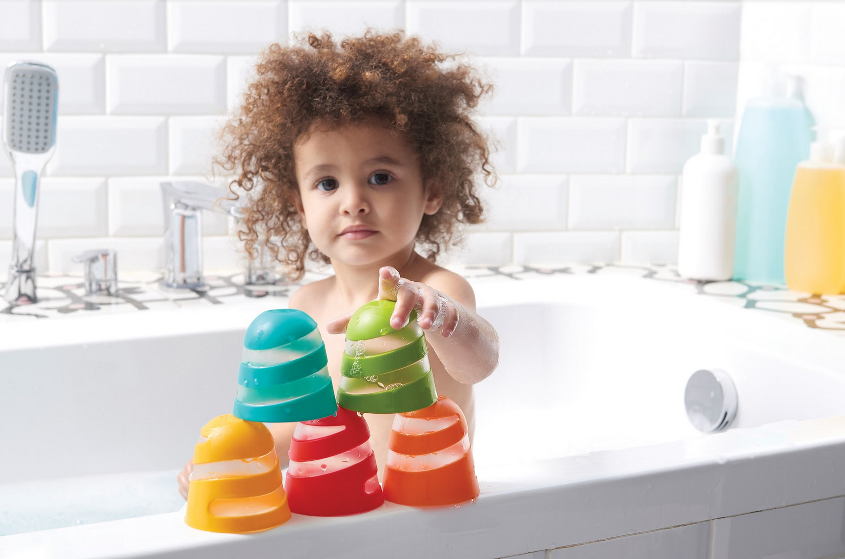 Набір іграшок для ванної Tiny Love Спіралі, 5 шт. (1650200458) - фото 8