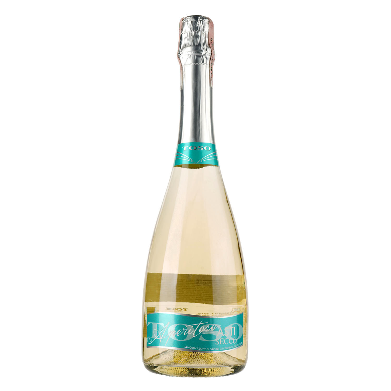 Ігристе вино Toso Asti Secco золотисте, сухе, 11%, 0,75 л (ALR12081) - фото 1